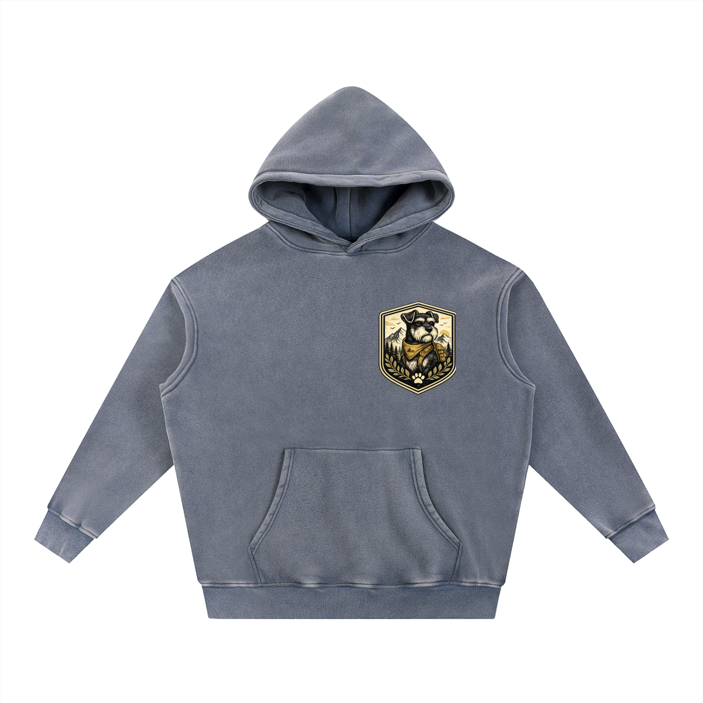 Explore More Hiking Schnauzer Oversized Hoodie