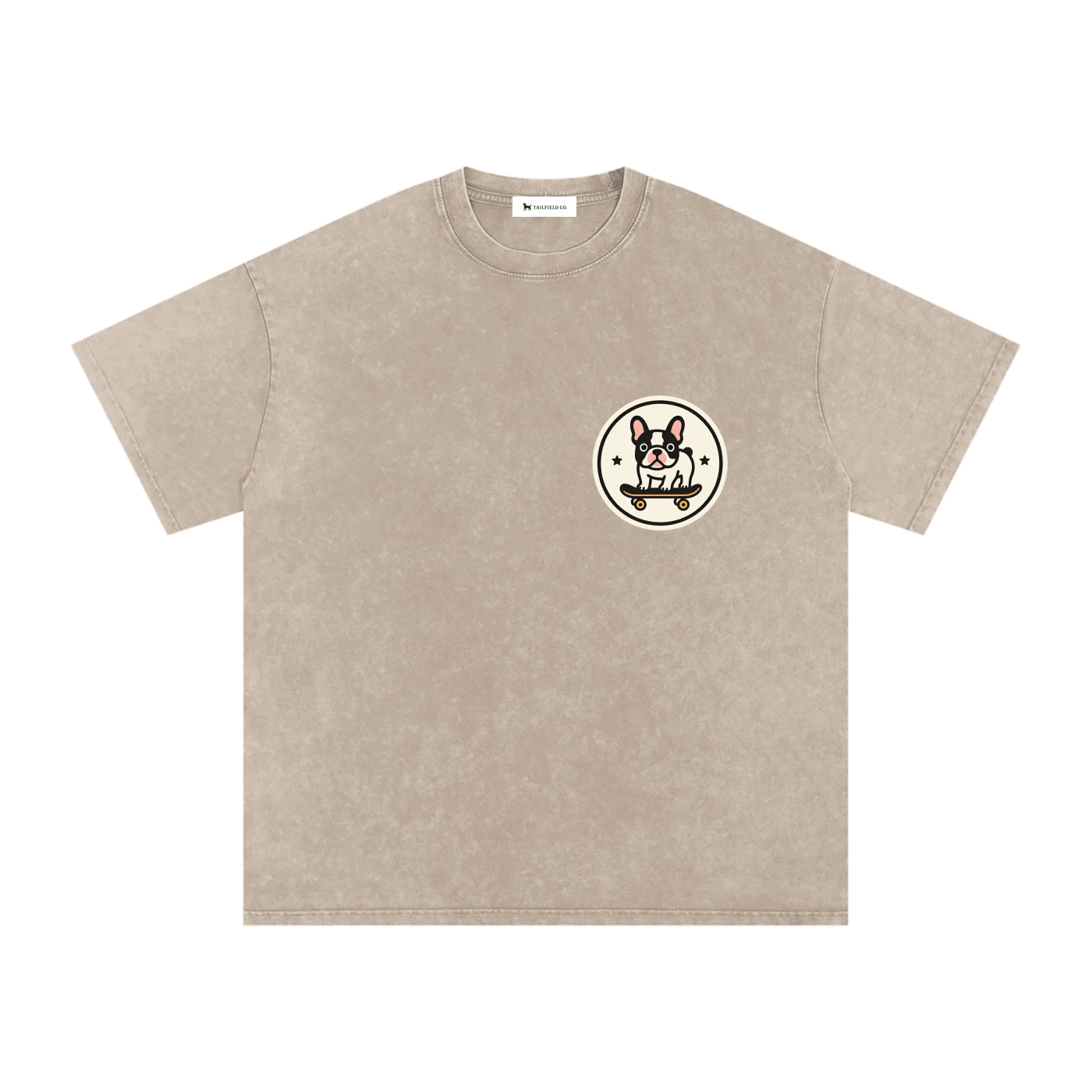unisex,oversized,Bulldog,vintage,dog