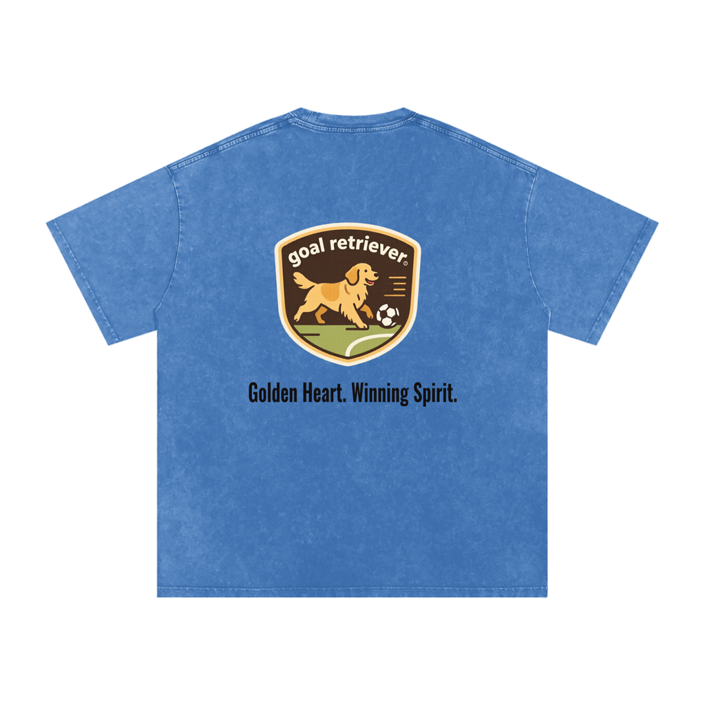 Goal Retriever – Golden Retriever Soccer Oversized T-Shirt