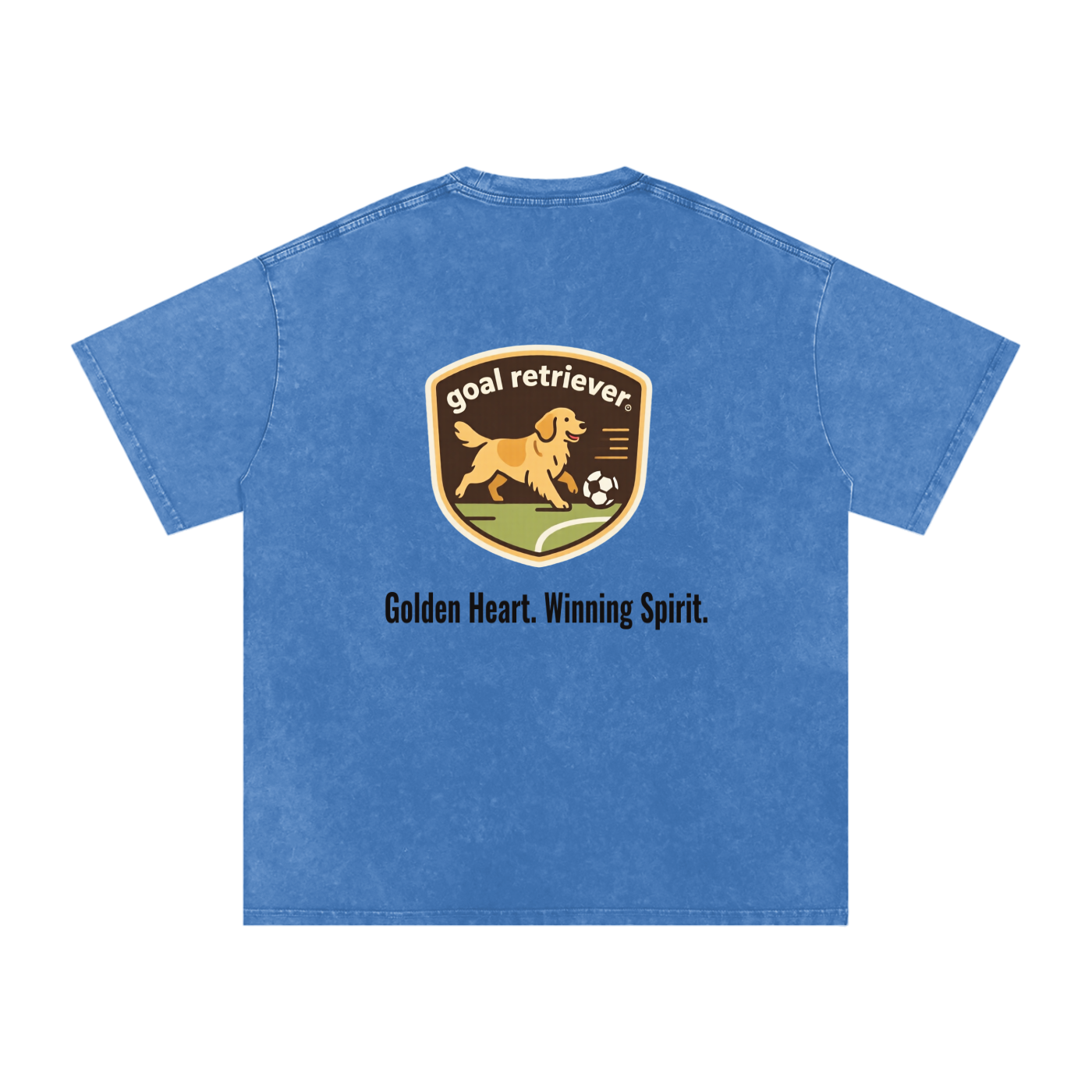 Goal Retriever – Golden Retriever Soccer Oversized T-Shirt