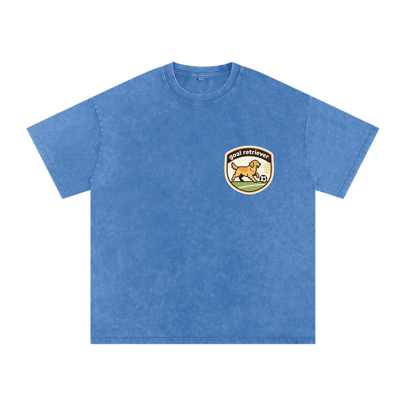 Goal Retriever – Golden Retriever Soccer Oversized T-Shirt